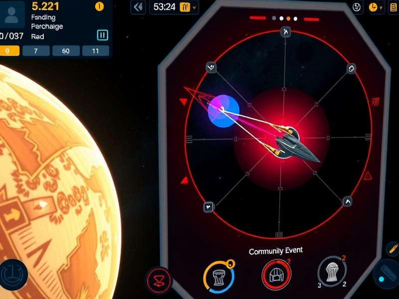 Starship Captain fleet management interface